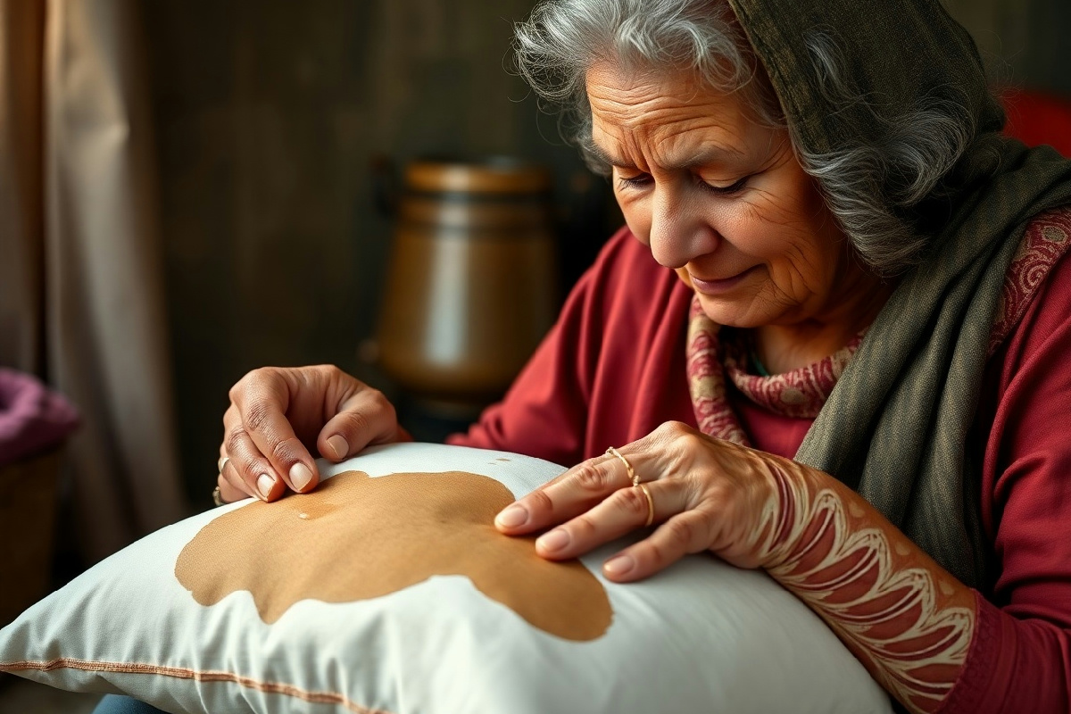 Il trucco delle nonne per rimuovere macchie da cuscini e piumoni senza lavaggio