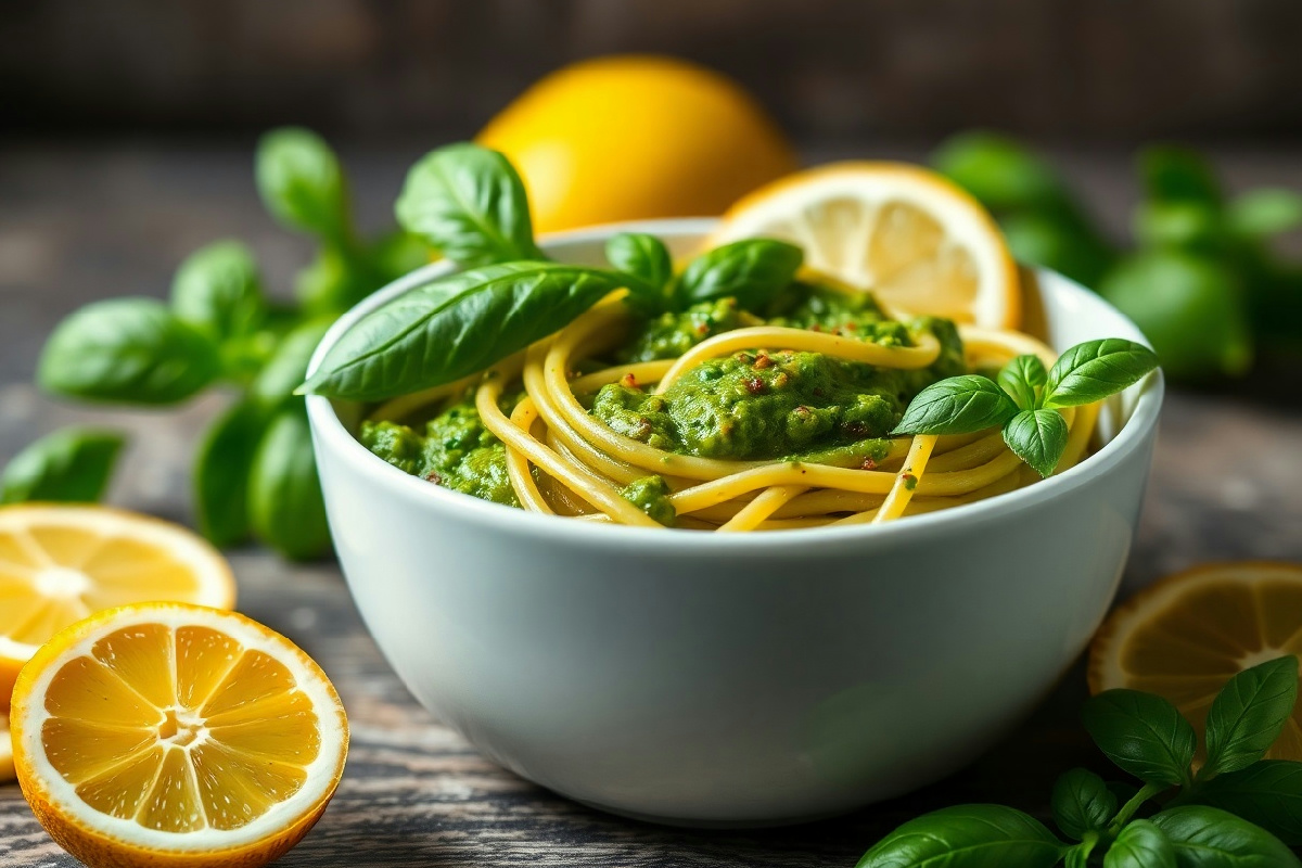 Pesto al limone: la ricetta veloce che rivoluzionerà i tuoi pranzi in soli 10 minuti